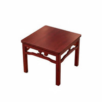 Traditional Tea Table With Storage Shelf Home Furnishing Versatile Easy to Clean for Interior Decorators, Living Room, Study