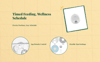 Programmable wet food cat feeder