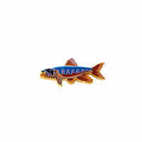 Lifelike Intricacy Realistic Aquatic Creature Brooch Commemorative Gift Aquatic Creature Enamel Pin for Anglers, Fishermen
