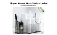 Mirror Cabinet Storage Box Tilted Accessibleing Cosmetics Organizer for Desktop