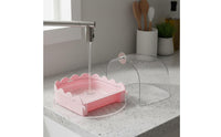 Transparent Bird Bathing Tub Clear View Design Pet Supplies Spacious for Parrots