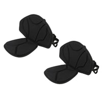 2 Pieces Kayak Seat with Backrest Padded Kayak Seat with Storage Bag Contoured Cushion for Kayakers, Paddleboarding