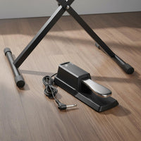 Anti-Slip Design Electronic Piano Foot Pedal Polarity Switch Sustain Pedal High Sensitivity Musical Instrument Accessory for Pianists, Keyboardists, Music Producers, Home Studio, Stage Performance