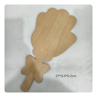DIY Handprint Flower Plaque Paintable Surface Holiday Decoration for New Moms