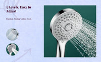 High Pressure Shower Head, Handheld Combo, Multi Spray Modes, Detachable, Easy to Clean, Bathroom Set
