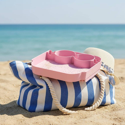 Beach Bag Tray Lightweight Storage Accessory Multi-Slot Design for Travel
