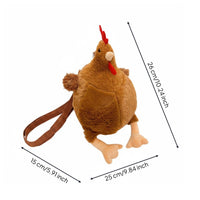 Soft-Toy Chicken Bag Large Capacity Chicken Soft-Toy Bag Gift Idea for Girls