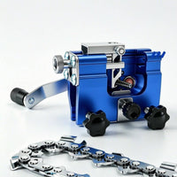 Metal Clamp-Style Chain Grinder Included Wrench Manual Saw Chain Grinder Adjustable Chainsaw Sharpening Jig Compact