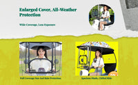 Waterproof scooter umbrella