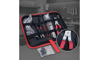 11 Pieces Metric Automotive Tool Kit with Zippered Case Tough Car Repair Tool Set with Storage Case Non-Slip Corrosion-Resistant for Mechanics