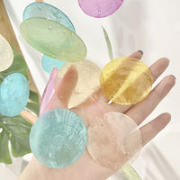 Handmade Wooden and Shell Wind Chime Decoration for Window and Balcony