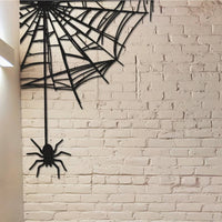 Garden Stake with Hanging Arachnid Halloween Arachnid Web Stake Easy to Use