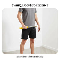 Sound Feedback Badminton Swing Coach Compact and Portable Badminton Swing Training Aid Sturdy Construction for Advanced Players, Home, Gym