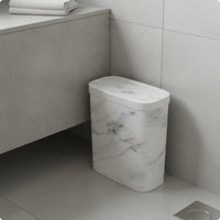 Press Top Trash Can Space-Saving Lidded Trash Can Easy to Clean for Narrow Gaps