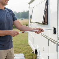 RV Awning Crank Long-Lasting Metal Awning Crank Handle Portable Comfortable Grip for Campers, Travel