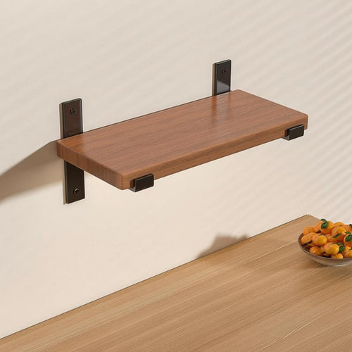 Bracketed Shelf Board Shelf Retro Design Wall Decoration Strong Load-Bearing