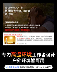 挂腰电风扇随身制冷小空调扇大风力超长续航便携式户外挂脖扇降温