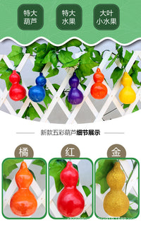 Artificial Fruit Vine Grape Leaves Fake Flower Vine Restaurant Indoor Ceiling Air Conditioning Pipe Decoration Green Plant Vegetable