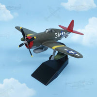 WW2 Classic Fighter Fighter Model Highly Detailed Historic Warplane Model Realistic Proportions Alloy Plane Reproduction for Collection Cabinet
