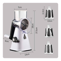 Hand Crank Vegetable Chopper Multi-Functional Manual Vegetable Shredder