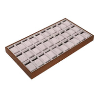 Padded Watch Display Tray Open-Top clothLined Watch Tray