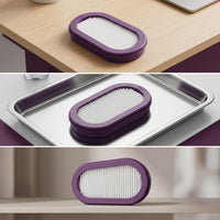 Oval Filter Component Compact Pleated Filter Component Lightweight