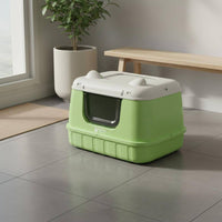 Enclosed Litter Box Easy to Hygienic Pet Care Privacy