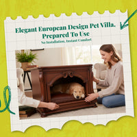 Sturdy wood indoor cat house