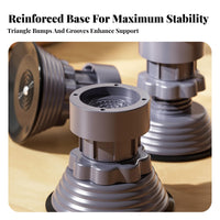 4 Pieces Rubber Adjustable Support Pad Strong and Stable Washing Machine Stand for Kitchen