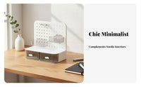 Clear-Front Collectible Case Transparent Door Display Box Stackable Design