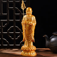 Ksitigarbha Bodhisattva Resin Figurine
