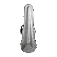 Carbon Fiber Violin Case Lightweight 4/4 Full Size Violin Case Soft Interior Lining for Storage