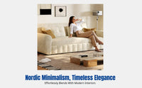 Chenille Sofa Bed, Transformable Multi-Functional Couch, Storage, Modern Minimalist for Small Apartment Living Room