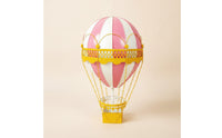 Hot Air Balloon Window Hanging Mouth-Blown Hot Air Balloon Hanging Ornament Hand-Painted Sturdy for Decorators, Photo Shoots