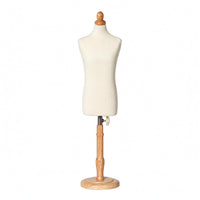 Tabletop Dress Form Mannequin Textile-coveredCovered Adjustable Dress Form Torso-Shaped