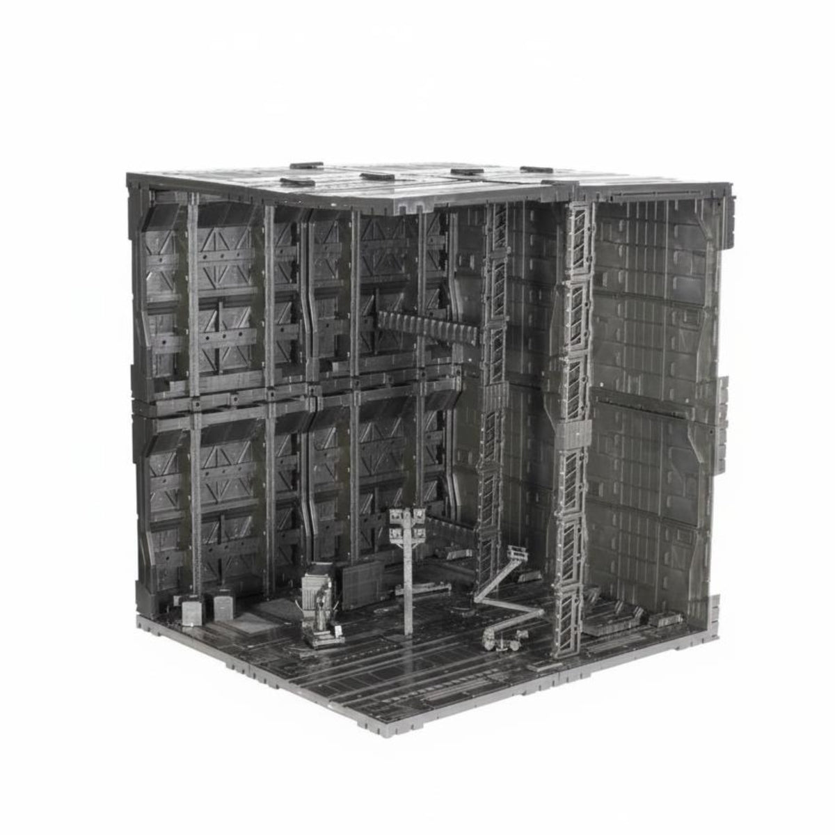 Hangar Scene Board  Corner Scene Board Freestanding Miniature Display Base