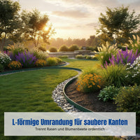 Lawn Edging Border, Garden Divider Strip Landscape Separator