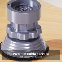 4 Pieces Rubber Adjustable Support Pad Strong and Stable Washing Machine Stand for Kitchen
