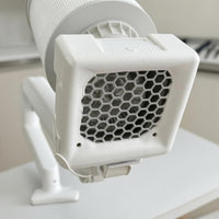 Desktop Dust Collector Adjustable Workroom Appliance Molded Plastic