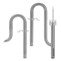 Stainless Steel Aquarium Inlet and Outlet with Surface Skimmer