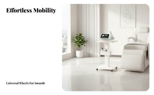 360° Rotating Wheels Beauty Salon Trolley Silent Casters Beauty Instrument Trolley Sturdy and Long-Lasting Spa Equipment Cart High Load Capacity for Beauticians, Estheticians, Hair Stylists, Home Use, Medical Facility, Barber Shops