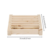 Sauna Room Wooden Vent Rectangular Wooden Louver Vent Slatted