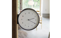 Double Sided Corner Timepiece Japanese Design Double Sided Wall Timepiece