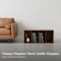 Glass Door Hutch Vintage Design bookshelf for Home Office, Bedroom, Collectors