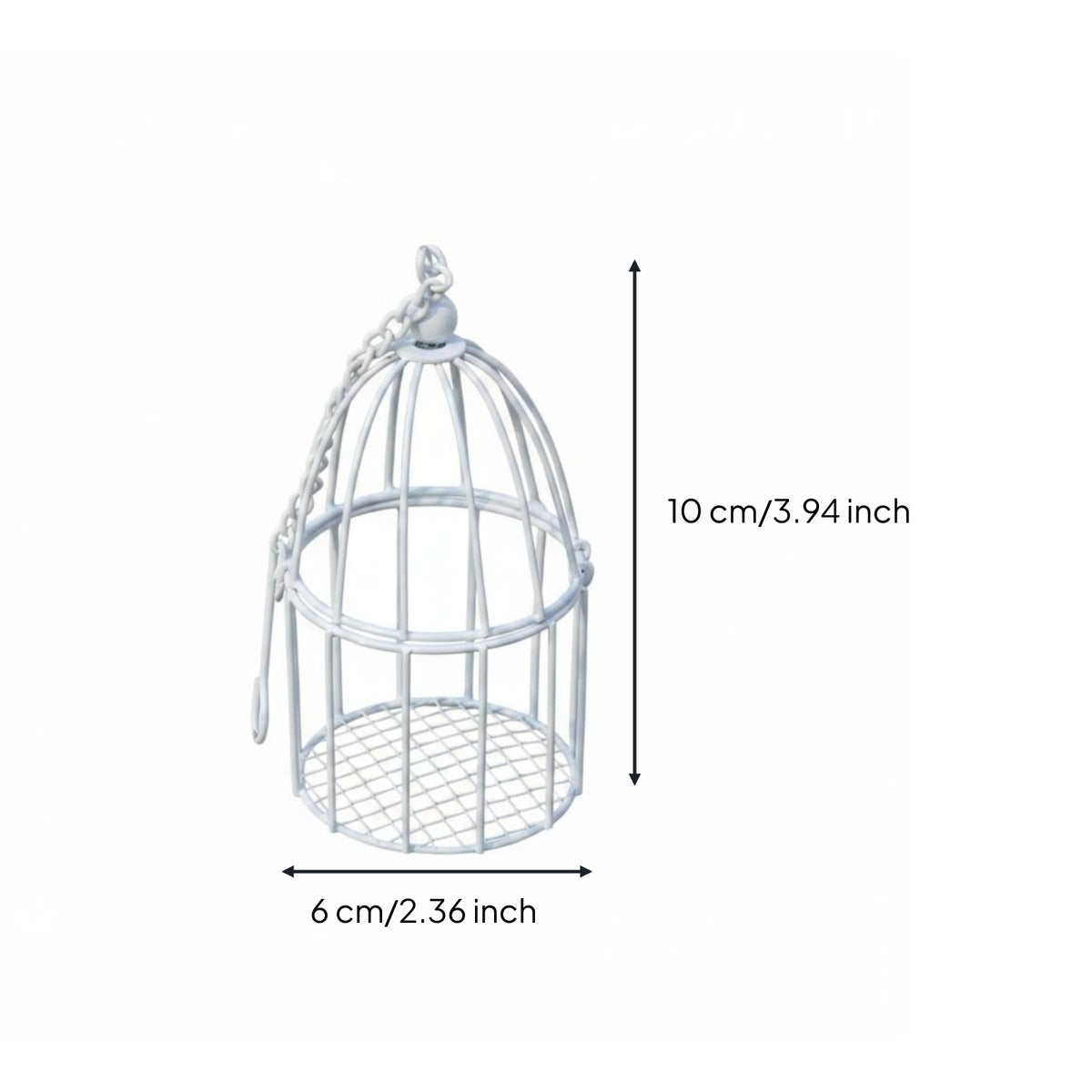Miniature Birdcage Domed Top Hanging Birdcage Ornament European Design