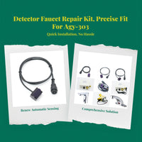 Infrared Detector Faucet Controller, Automatic Water-Saving Solenoid Valve, Compatible Adapter, Easy Installation