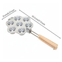 Egg Tart Pan Heat Resistant 7-Cavity Tart Pan Bakeware