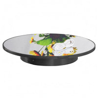 Electric Rotating Display Stand USB Powered Product Photography Turntable Silvery Finish 360 Degree Photo Turntable for Photographers, Video Filming
