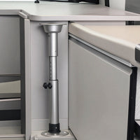 Telescoping Table Leg Sturdy Height Adjustable Table Leg Heavy Duty Furniture Hardware Removable for Boat Builders, Motorhome, Recreational Vehicle Van, Marine