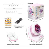 Electric Bead Threading Machine Time-Saving Electric Bead Long-Lasting Abs
